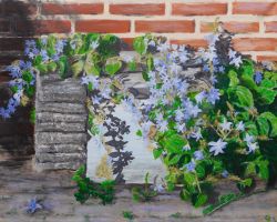 Painting: Wild Flowers in my Backyard
